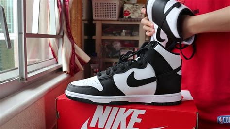 Nike panda dunks high cheap